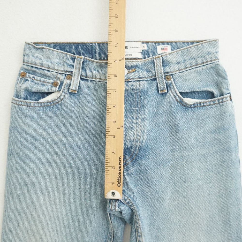 Re/Done Light Blue The Crawford Straight Leg Jeans - Picture 7 of 11